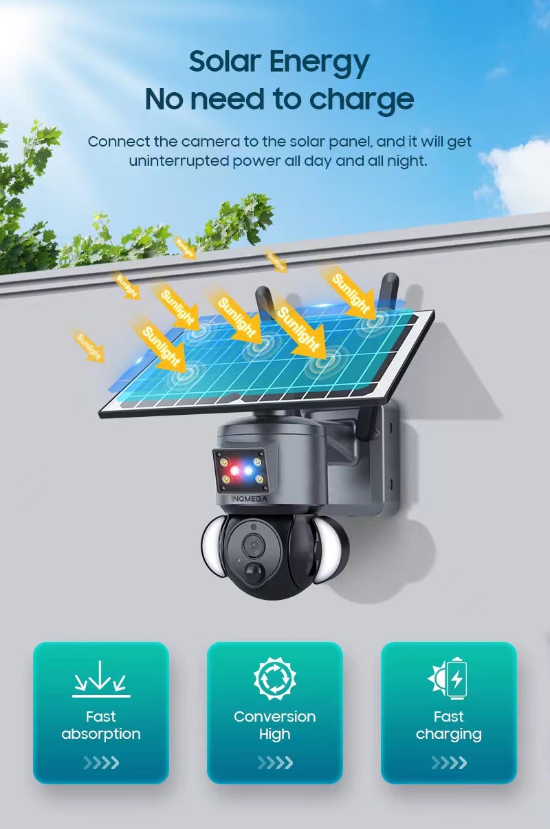 ST-528 4 MP ULTRA HD KALİTE GÜNEŞ ENERJİLİ  SİM KARTLI KAMERA