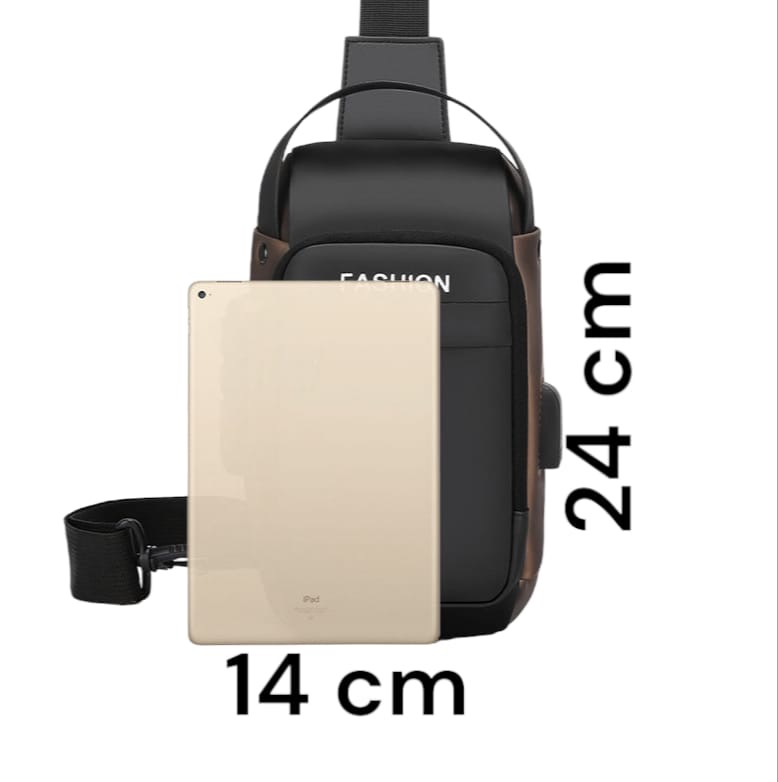 USB Şarj Girişli El ve Omuz Çantası 